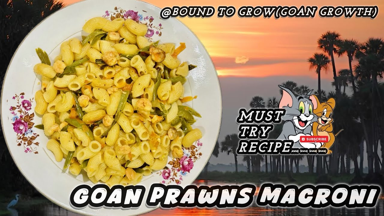 Goan Style Prawns Macaroni | Simple & Delicious Recipe #prawns #goanstyle #macaroni #goanrecipe 