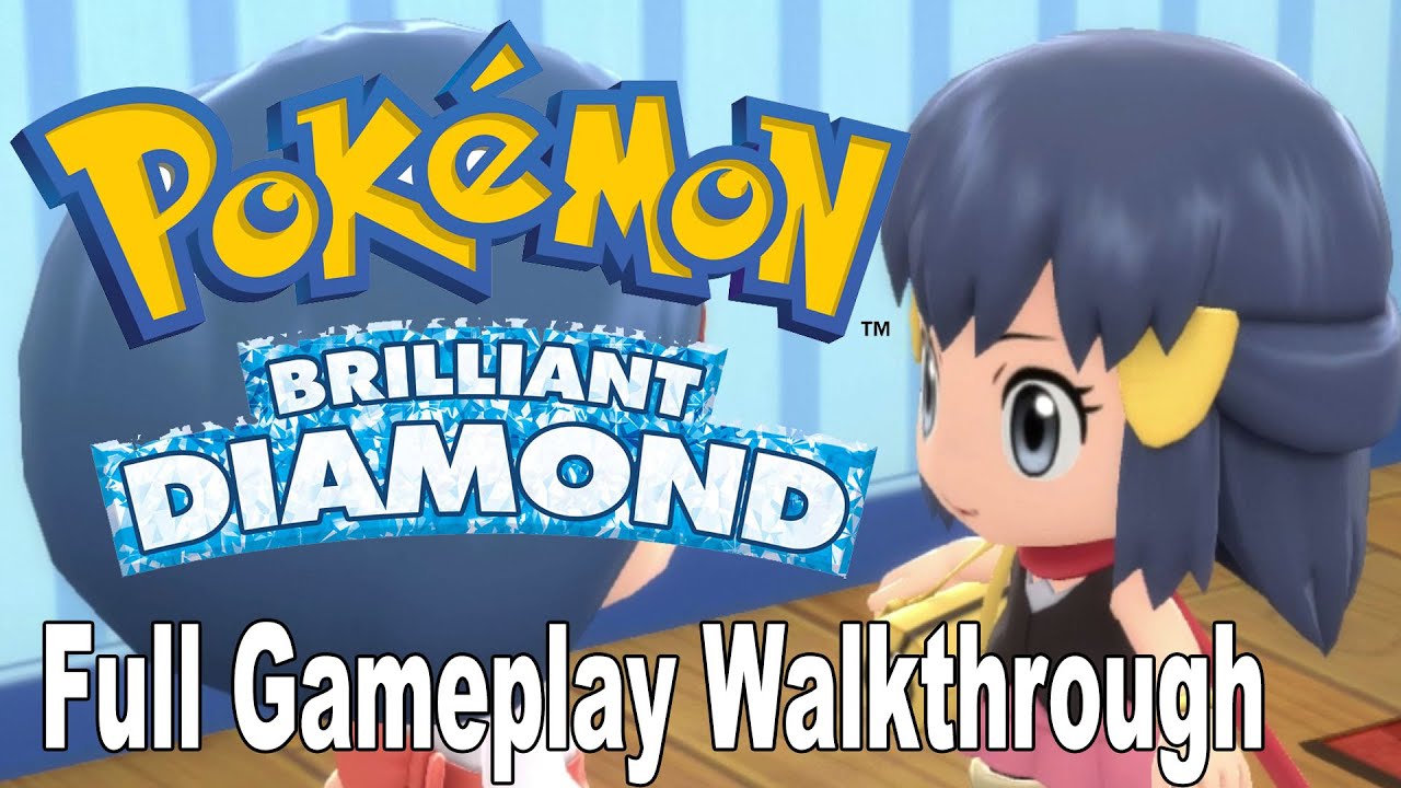 Pokémon Brilliant Diamond - Full Gameplay Walkthrough [HD 1080P]
