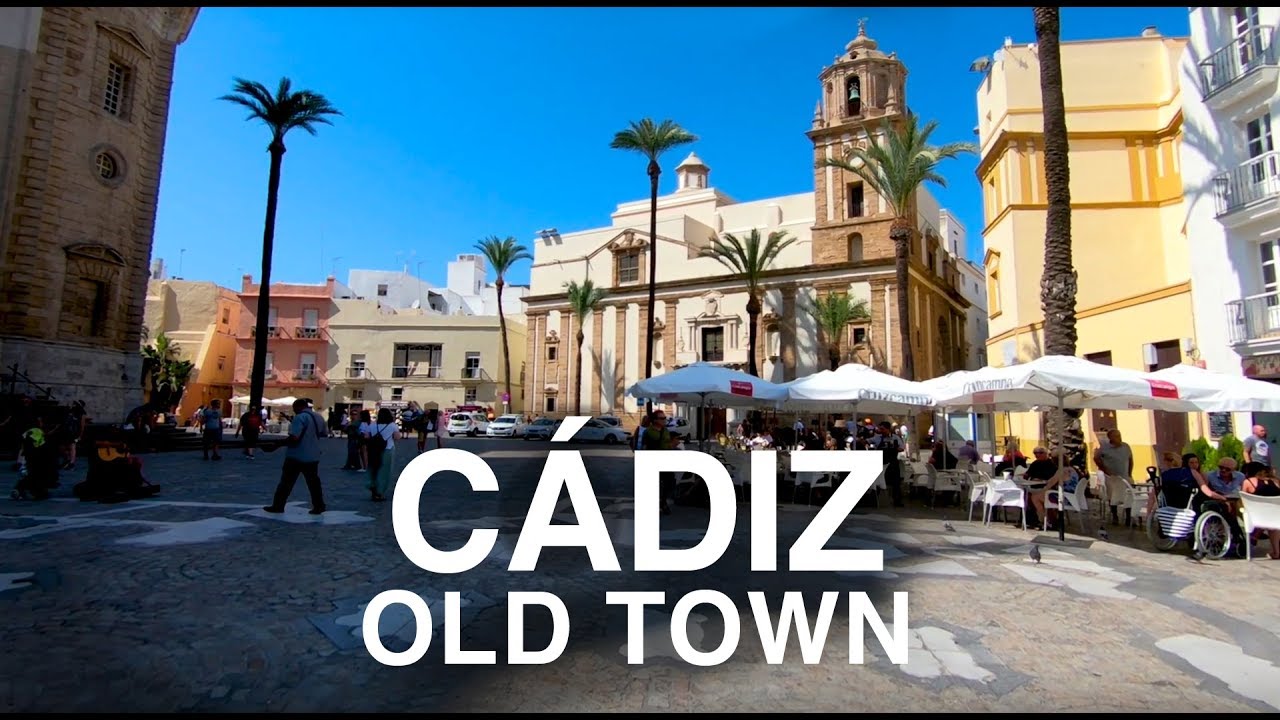 Cadiz Walking Tour 4K - Europe's Oldest City Streets