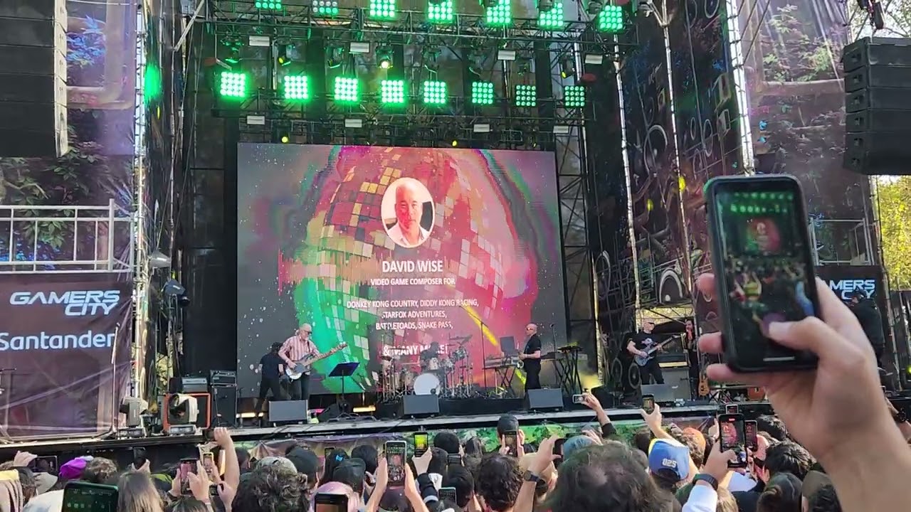 Dk theme - David Wise (Live in Santiago 2023) GamersCity