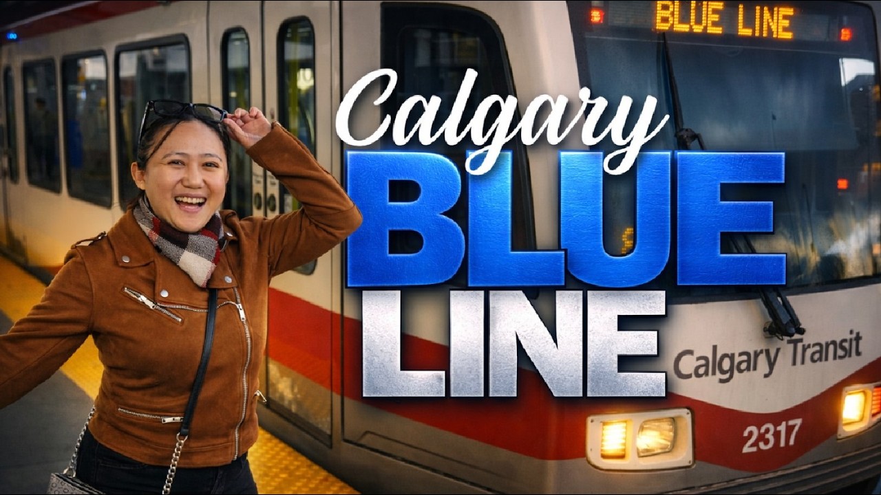 Travel by Train - Calgary C-TRAIN: BLUE LINE Exploration!