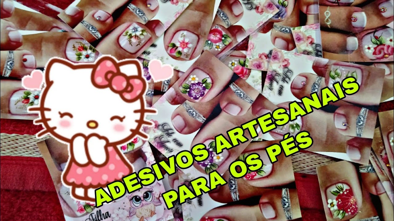 DESFILE DE ADESIVOS PARA OS PÉS