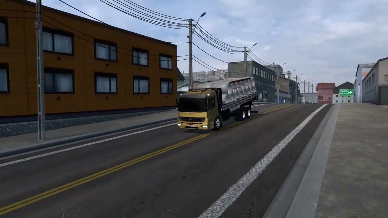 CEARAMAP 1.7  MB ATEGO ENTRE CAIS DO PORTO E ALDEOTA EM TRANSPORTE DE TUBOS DE CONCRETO #cearamap