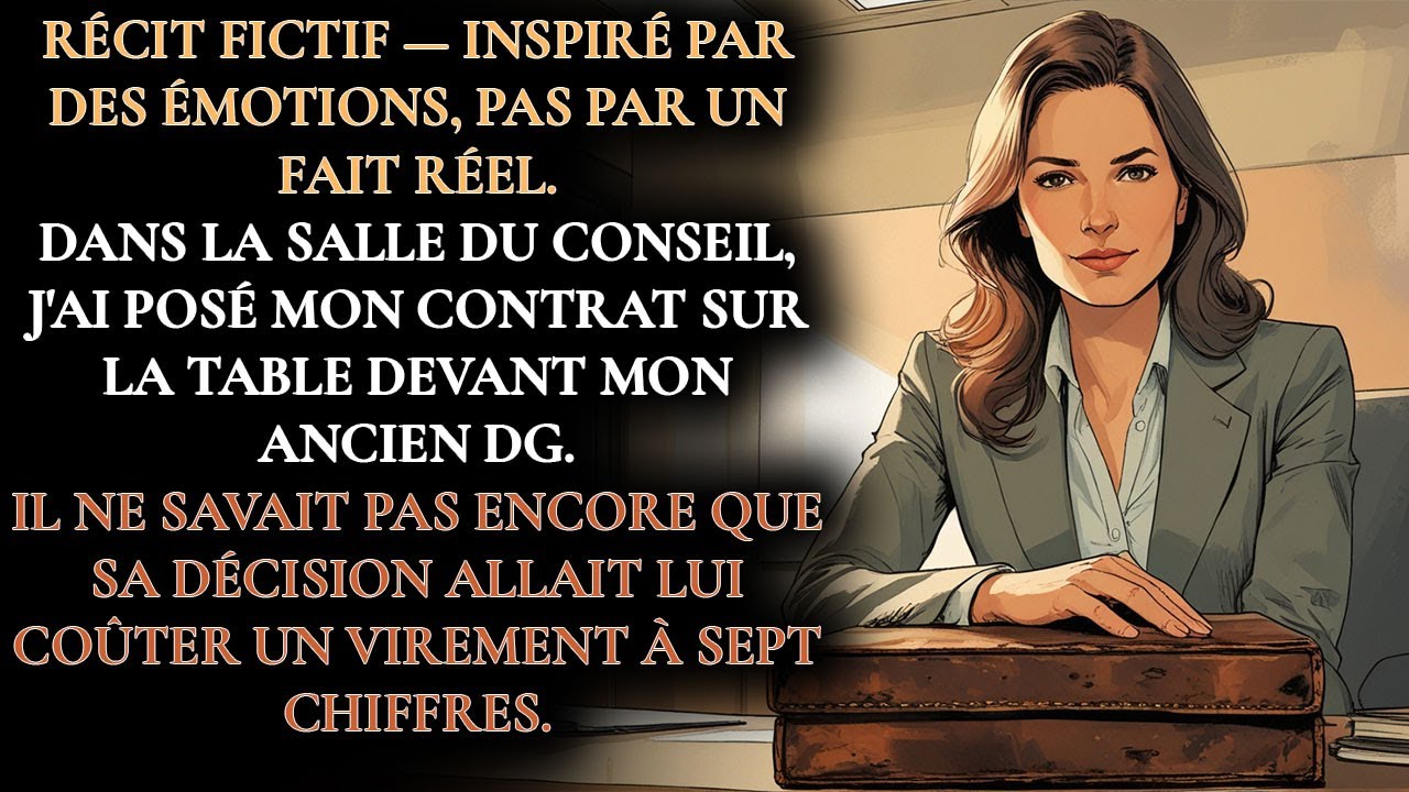 J'ai quitté La Défense avec un simple classeur, et j'ai fait TOMBER toute la direction.