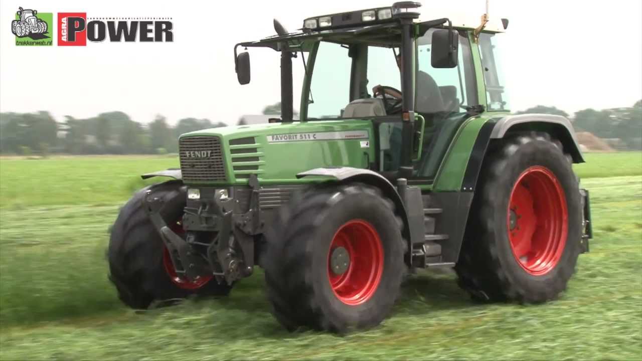 Fendt met Kuhn PZ 280 trommelmaaier