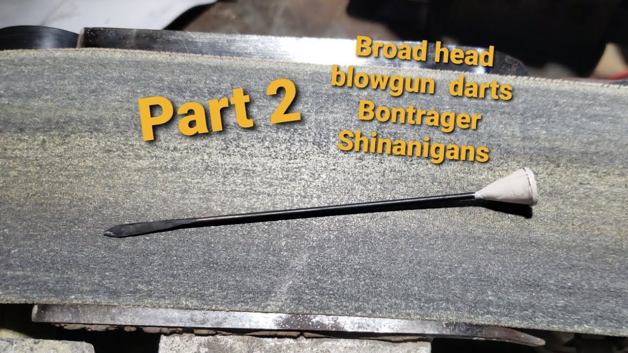 Broad head blowgun darts part 2