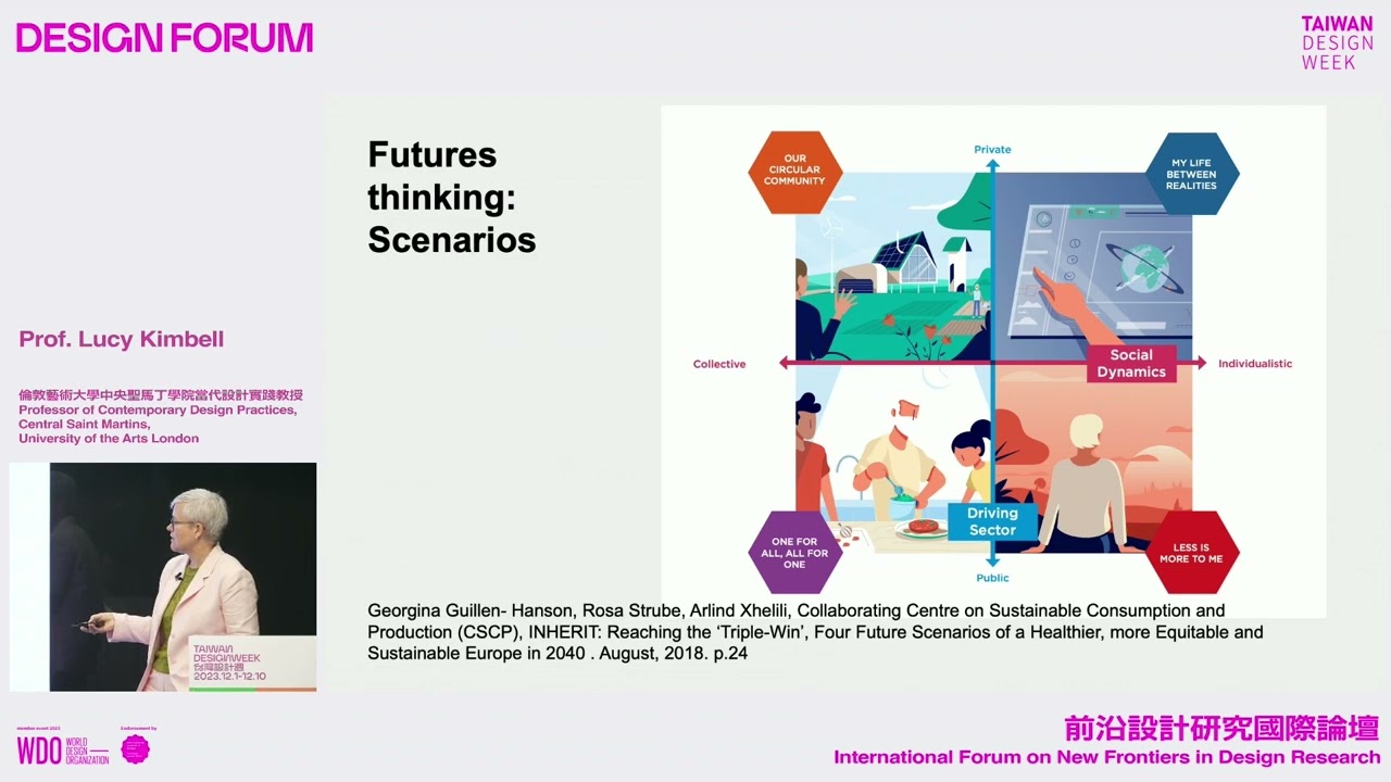 【Lucy Kimbell】Design for Public Policy Innovation through Co-Creation and Futures Thinking