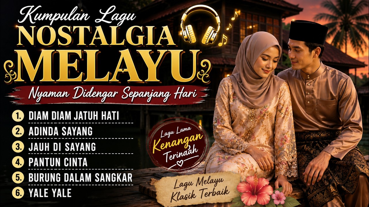 Kumpulan Lagu Melayu Nostalgia | Paling Nyaman Didengar Sepanjang Hari