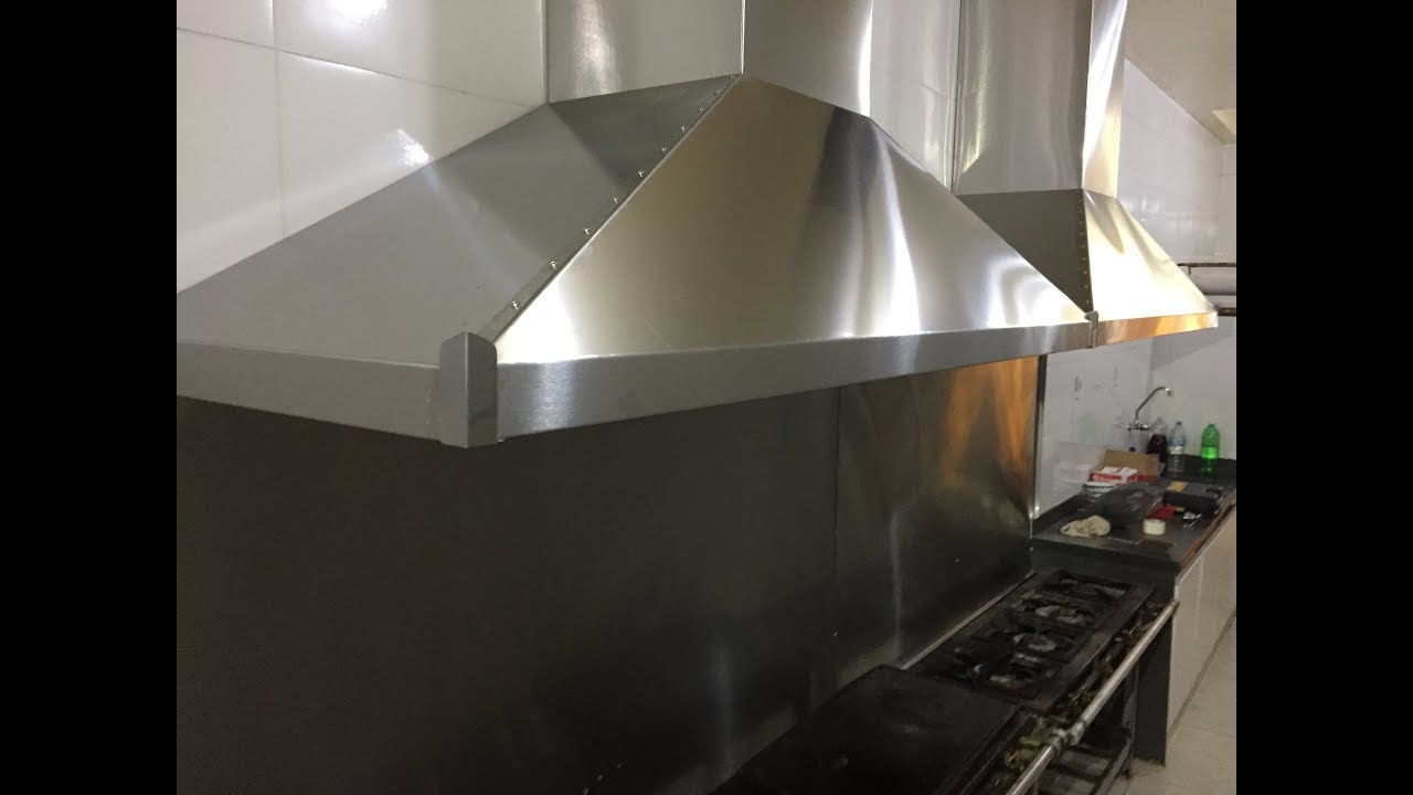 Como fazer uma Coifa em Aço Inox. Parte  3