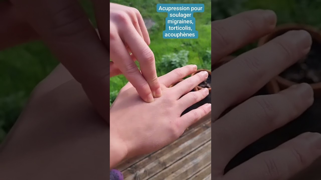 Acupression pour torticolis 