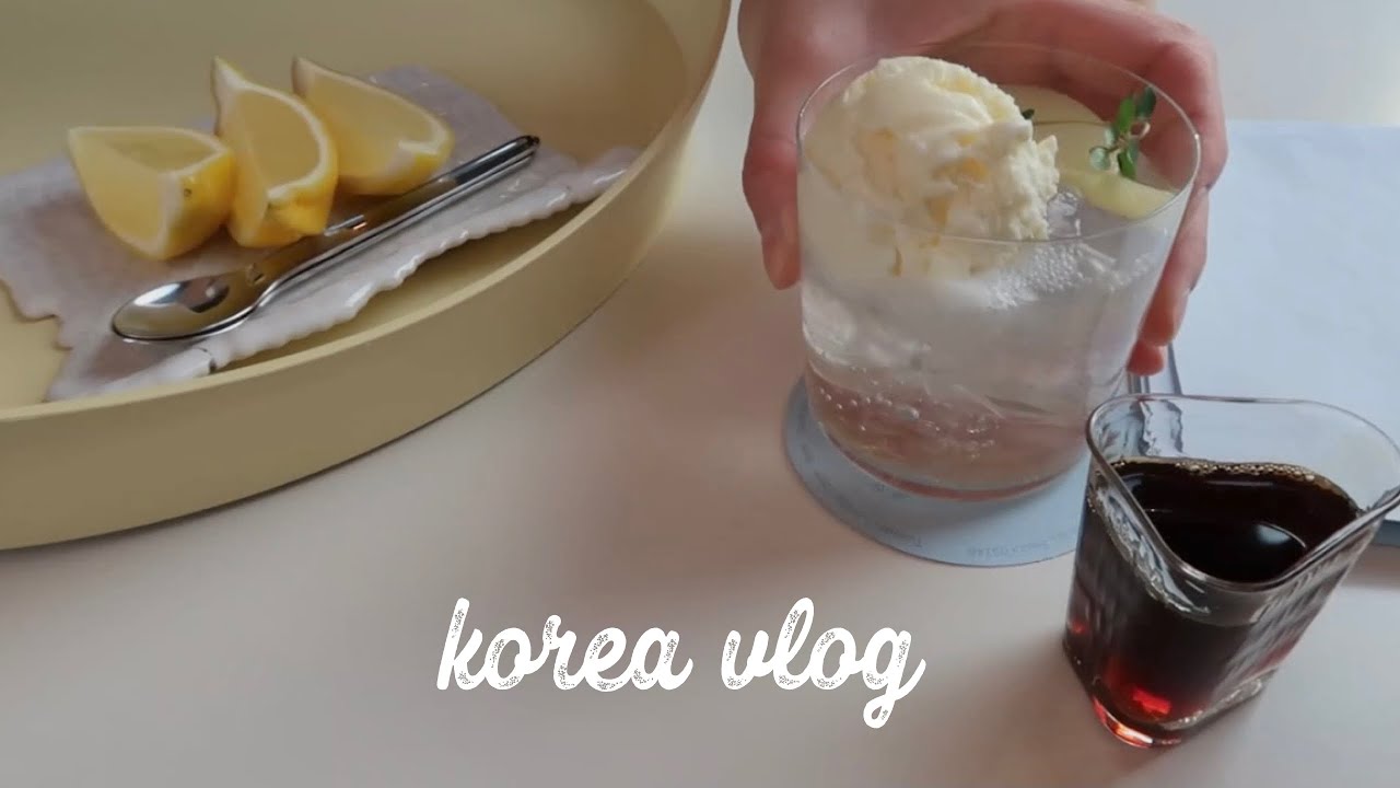 【韓国vlog】西村の可愛いカフェ巡り   ひとり楽しく過ごす韓国留学の日常  일본인 유학생의 일상