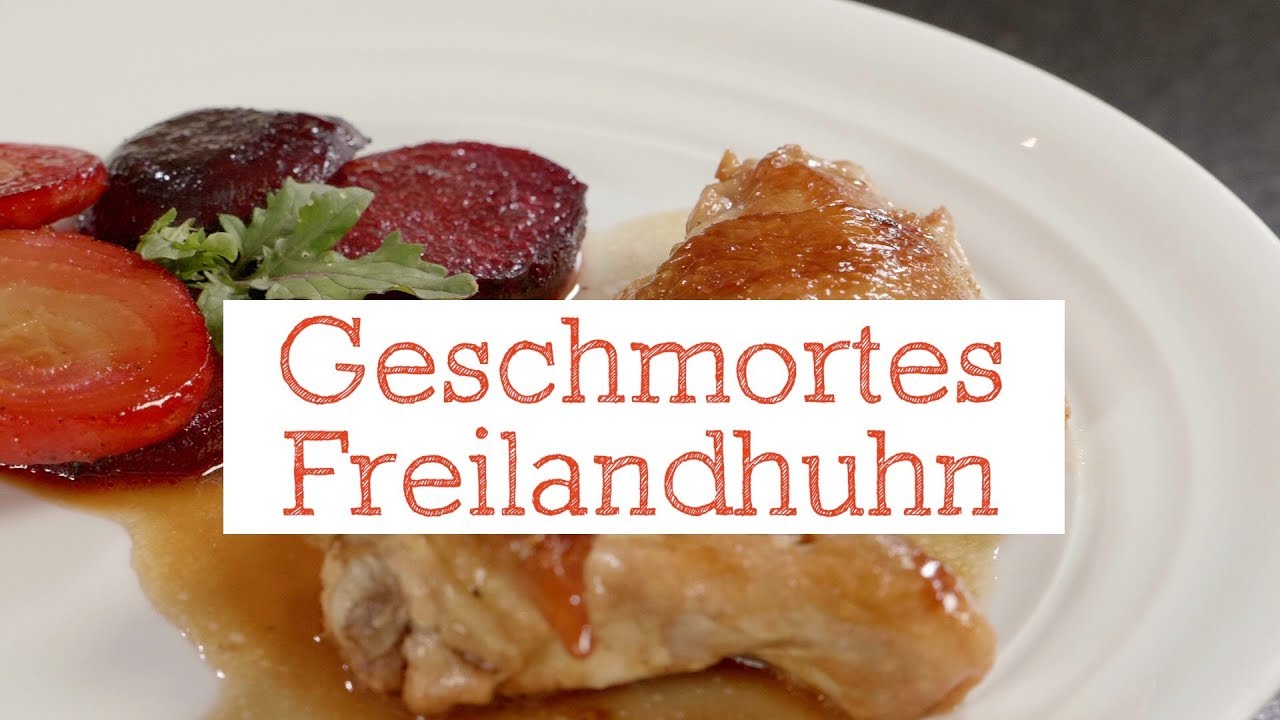 Geschmortes Freilandhuhn mit gebratenen Rüben - mit Margarethe Triebaumer