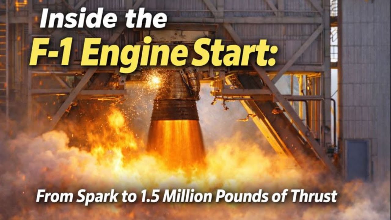 Inside the F-1 Engine Start: From Spark to 1.5 Million Pounds of Thrust