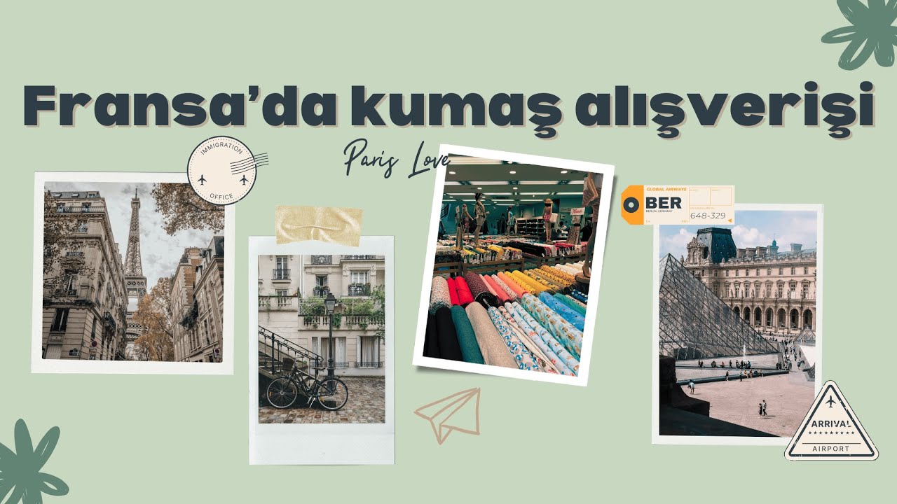 Fransa'da Kumaş Alışverişi