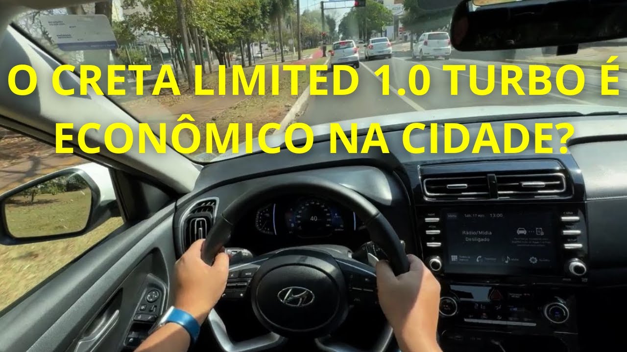 CONSUMO NA CIDADE DO HYUNDAI CRETA LIMITED SAFETY 1.0 TURBO 2024, É O SUV MAIS ECONÔMICO DO BRASIL?