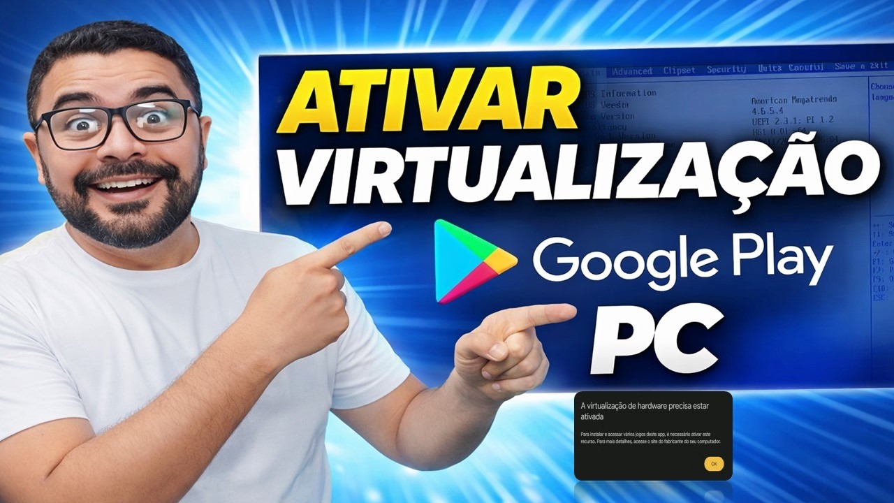 Como Ativar Virtualização na Placa H61 e Resolver Erro do Google Play Games no PC