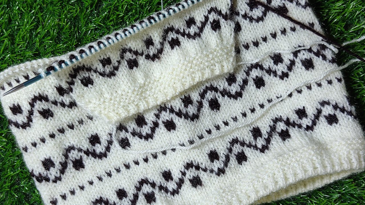 Baby cardigan knitting 0-3month Part-1. Readymade style Border with design