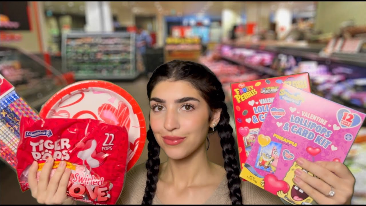ASMR- Mom isn't taking any excuses! Buying Valentine's for class.