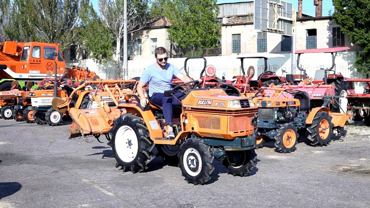 Огляд японського міні трактора Kubota B1-15 | Totus Traktor