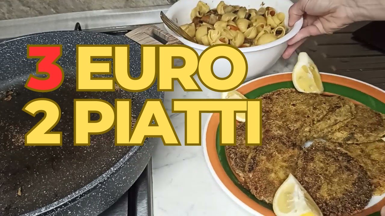 2 piatti in 1 con meno di 3 euro