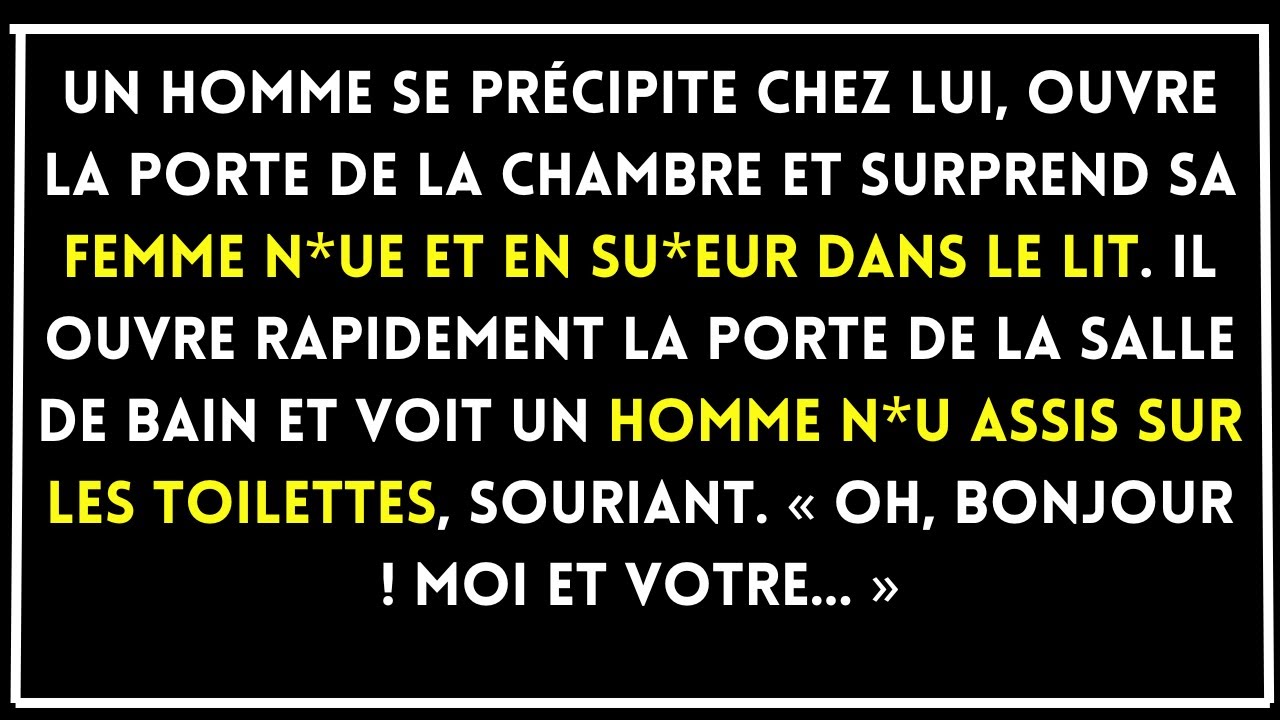 Blague Du Jour! 🤣 Un homme se précipite chez lui... Blagues Drôles Adultes! 🤣