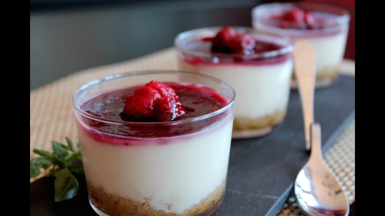 Tarta de queso de cabra en vasitos (sin horno, sin lactosa y sin gelatina)
