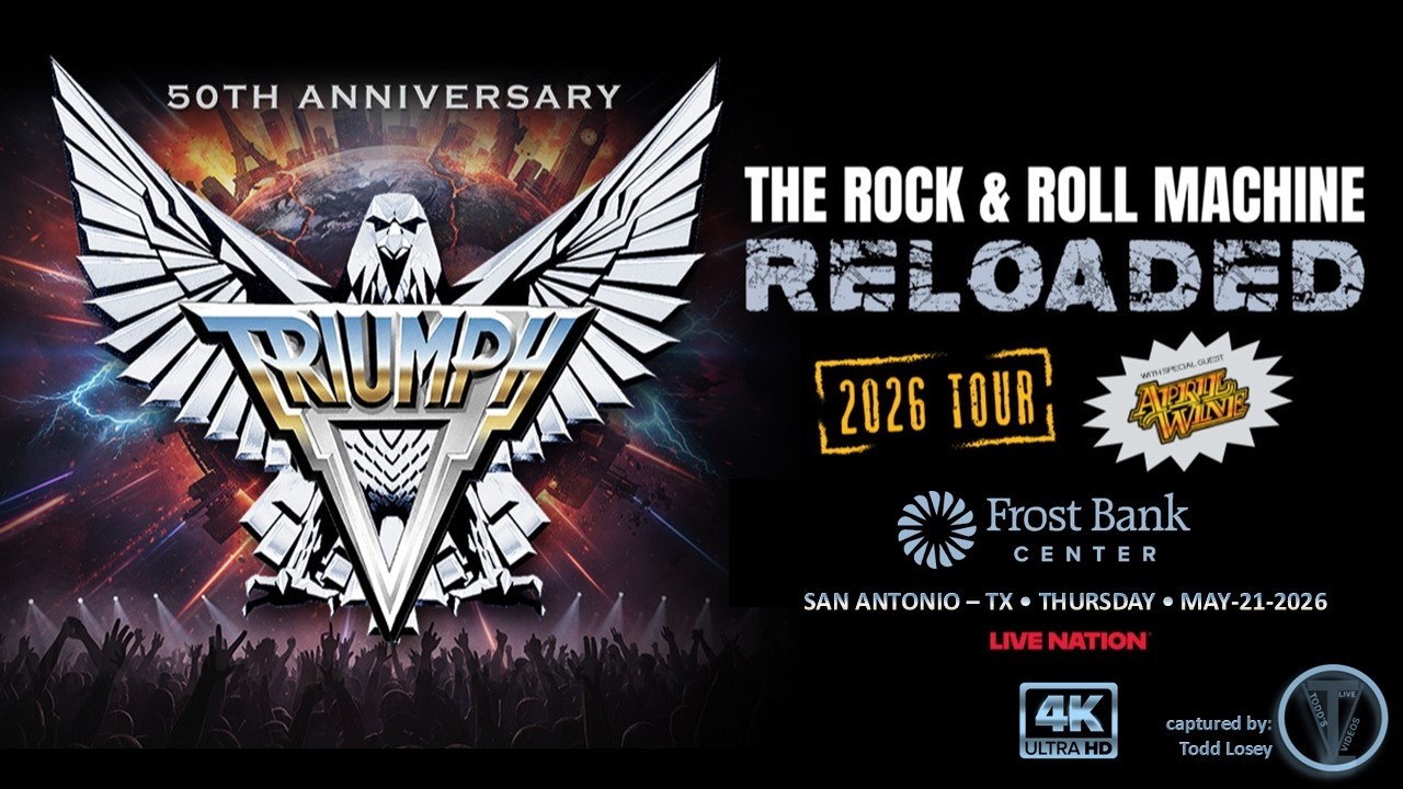 Triumph - San Antonio, TX - Frost Bank Center - (4K60fps) - *ENHANCED AUDIO*