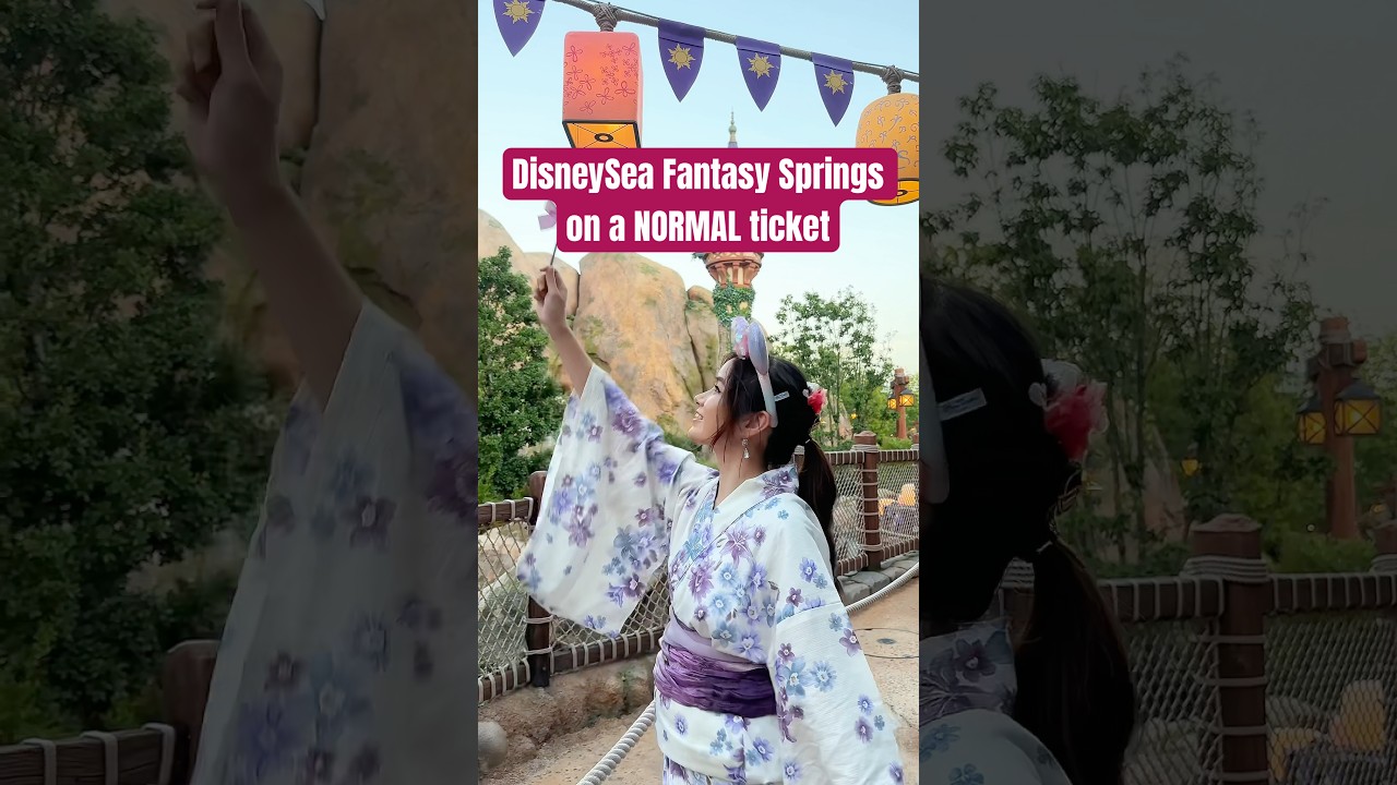 How to: Tokyo DisneySea Fantasy Springs on a normal ticket how to get on every ride