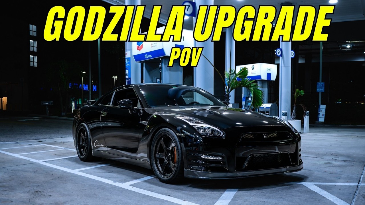 NISSAN GTR R35 CATCH CAN INSTALL & DRIVE - POV