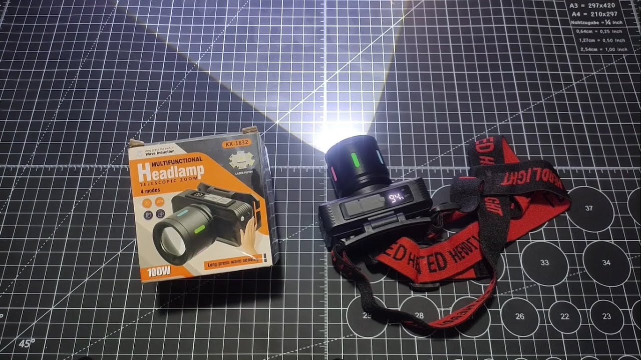 Senter Kepala recommended dengan switch Sensor Gerak Tangan yang Simpel by KX-1832