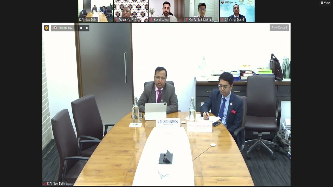 Webinar on “Demystifying Audit Trail” (Organized by AASB of ICAI jointly with CMP of ICAI) -19042023