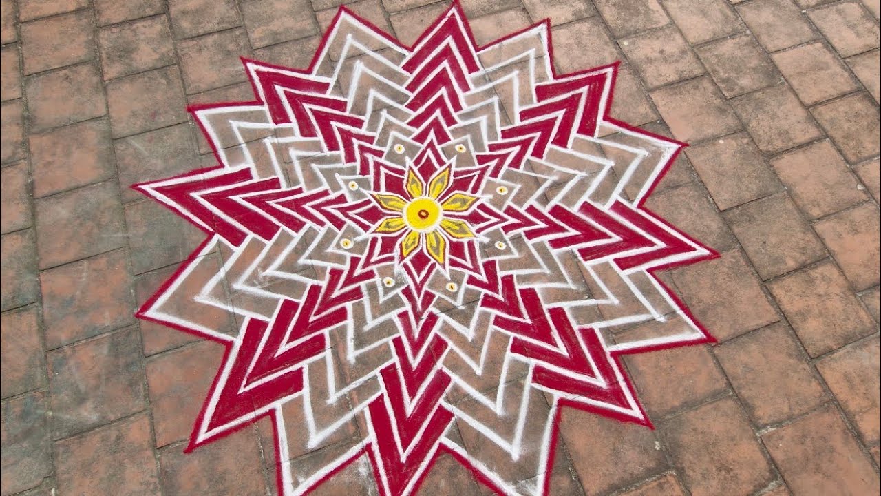 வைகுண்ட ஏகாதசி ஸ்பெஷல் படி கோலம் 