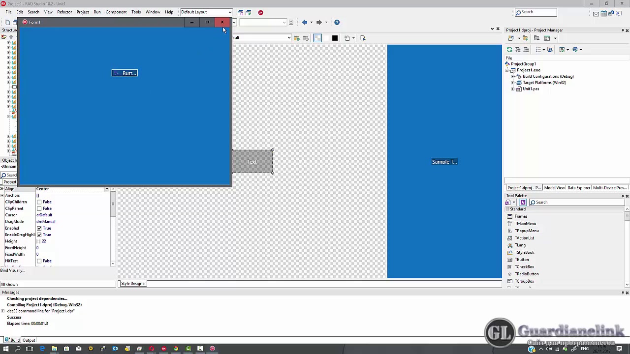 Делаем свой стиль Button в Rad Studio 10.2.1