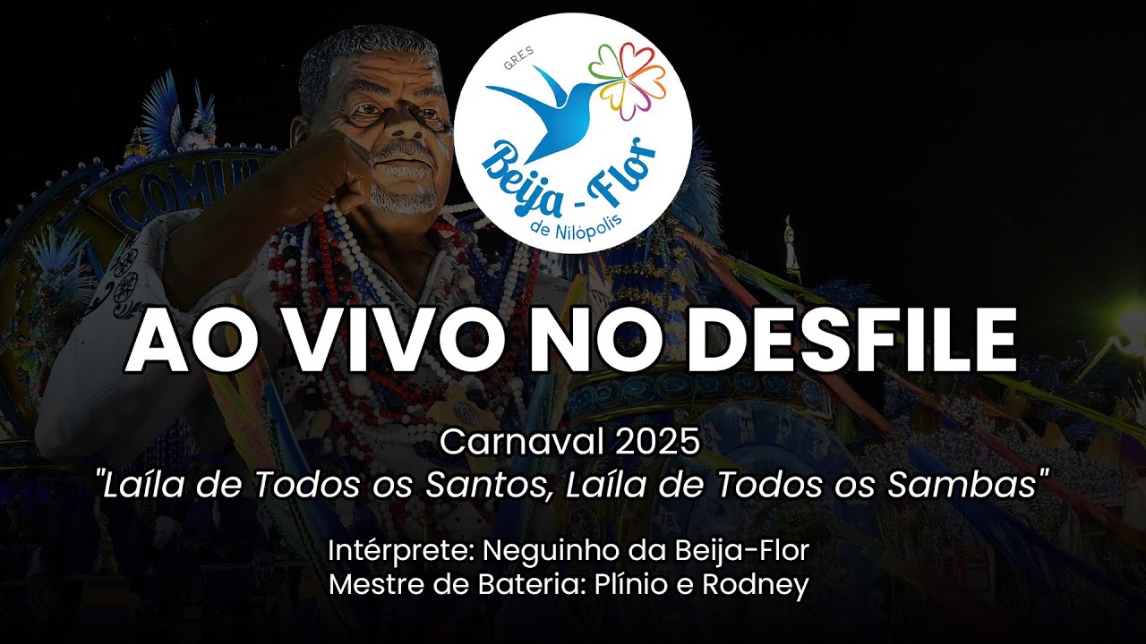 [CAMPEÃ] Beija-Flor 2025 | Áudio ao vivo do Desfile | Samba ao vivo - #DesfileRJ25