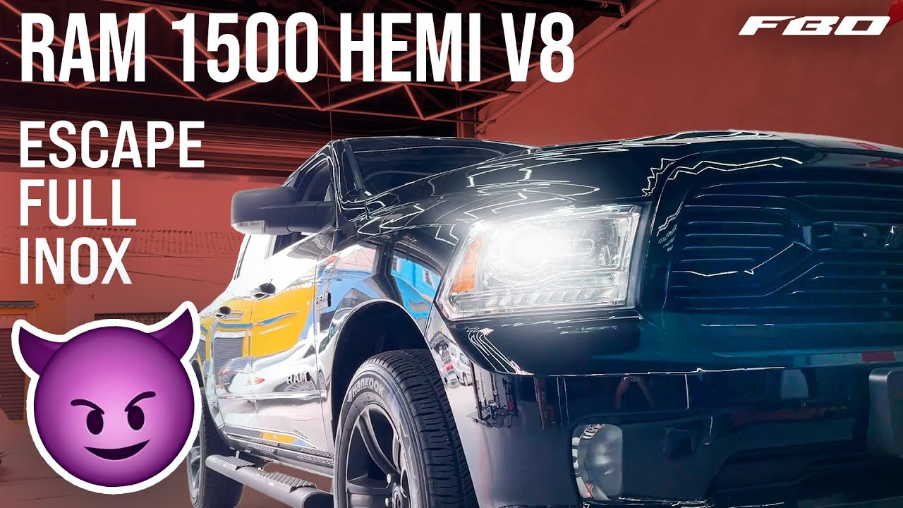 RAM 1500 COM ESCAPE DIRETO! Dando vida ao V8tão aspirado!
