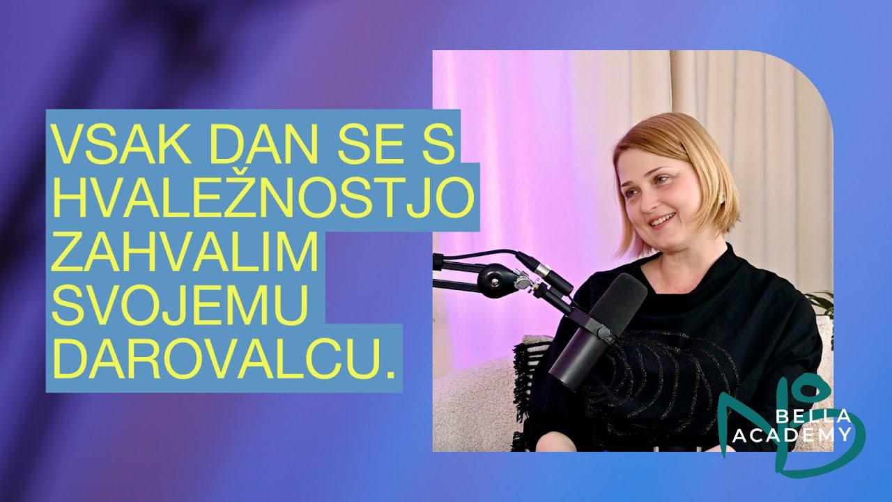 O hvaležnosti, da lahko živiš; gostja Nina Žitek