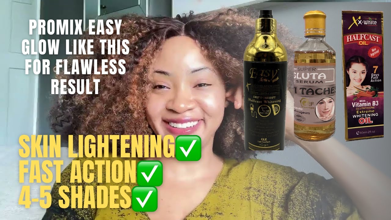 How to Promix Easy Glow Lotion for 4-5 shades Skin Lightening@mayLuxeskincare #glutathione #skincare