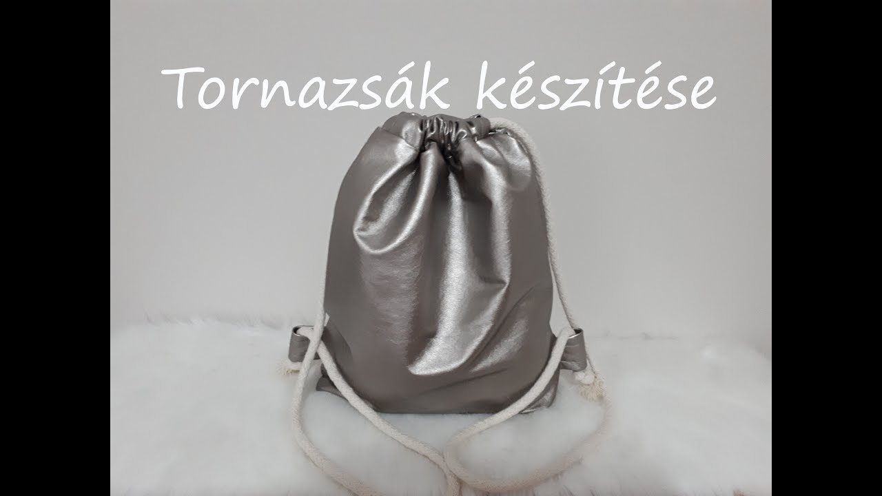 Hátizsák / tornazsák varrása