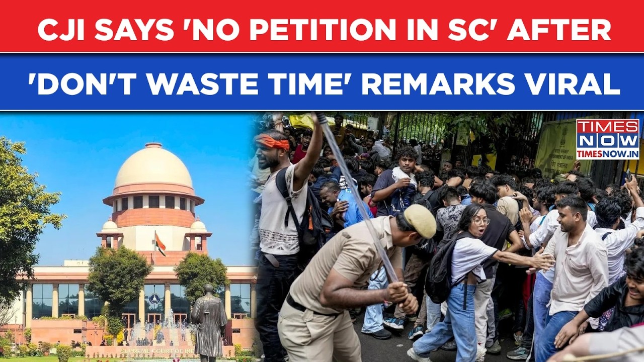 Supreme Court: CJI Says 'No Petition Filed' After Viral 'Time Waste' Remark| CJP's Police Horror