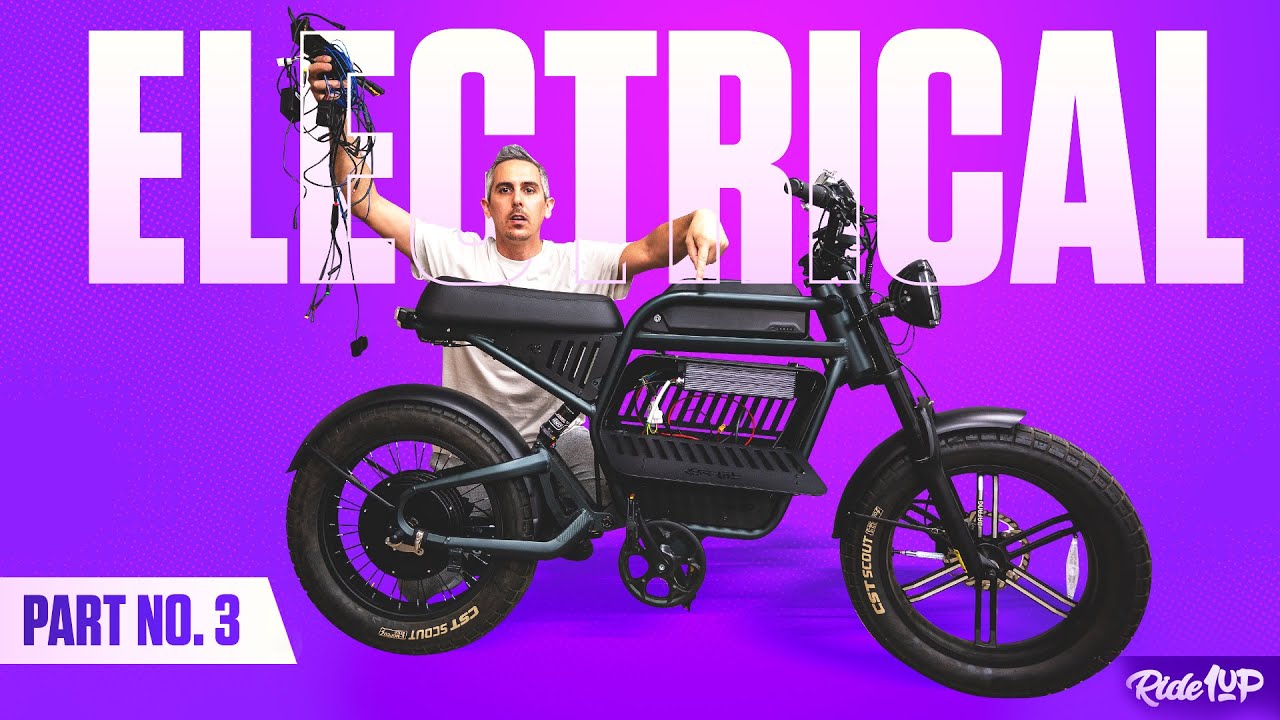 RIDE1UP REVV 1 - 72v, сборка, часть 3