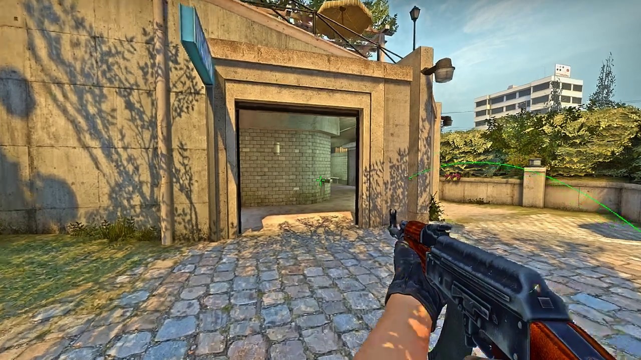 Csgo Basic Nades: Overpass Mid Bathrooms (Smoke)