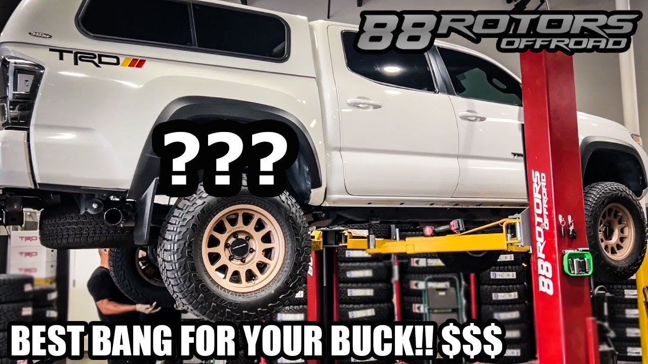 88 ROTORS' Toyota Tacoma Best Bang For YOUR Buck Suspension Lift!