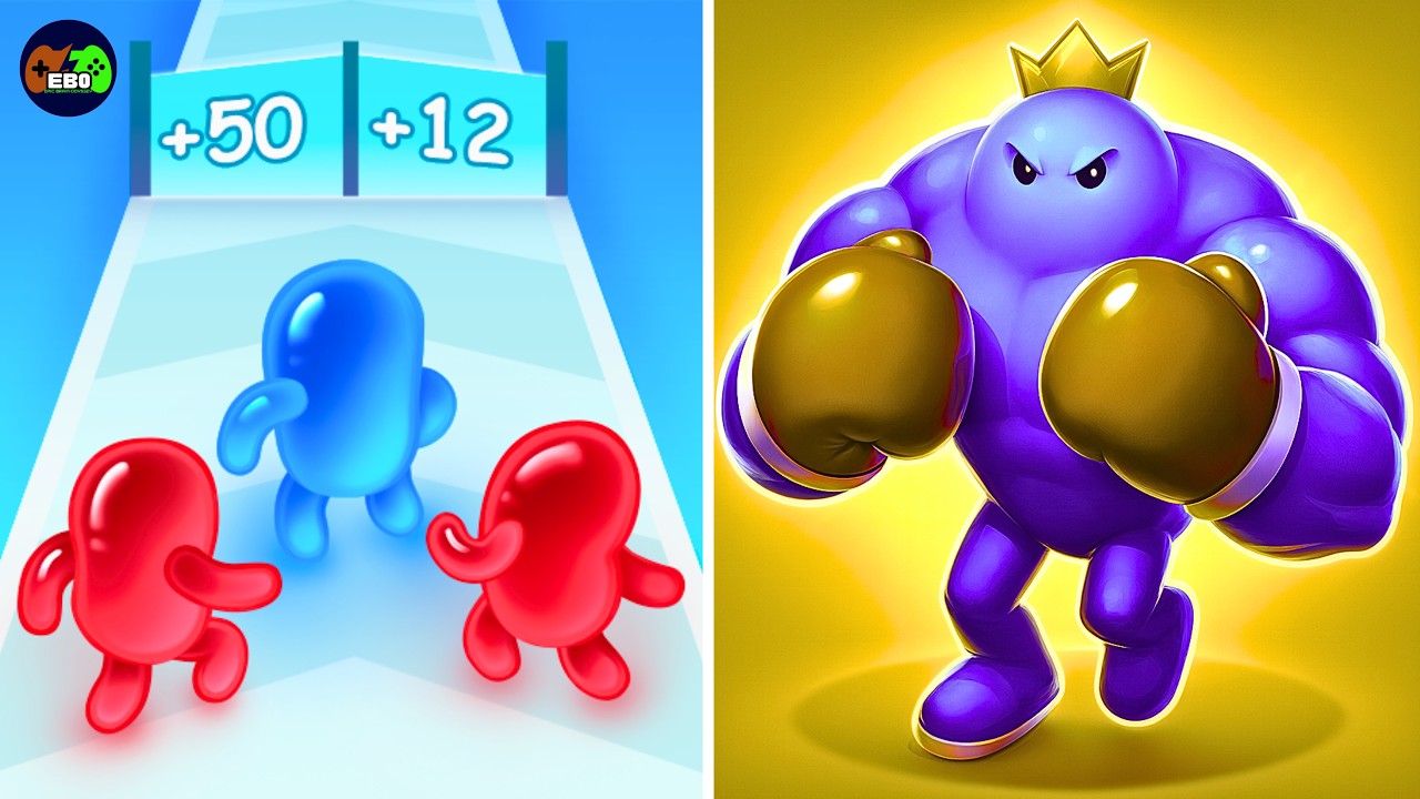 JOIN BLOB CLASH 3D vs PUNCHY RACE 🔥 | Crazy Mobile Game Battle!