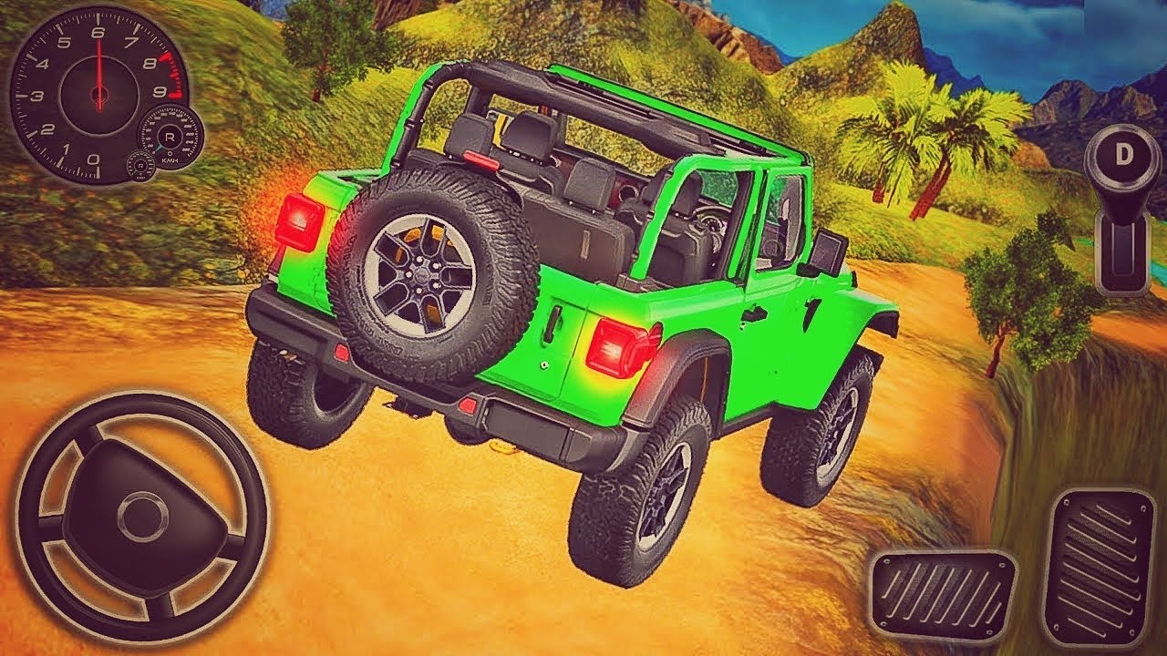 Offroad Jeep Driving Simulator - Luxury SUV 4x4 Prado Stunts - Android GamePlay 