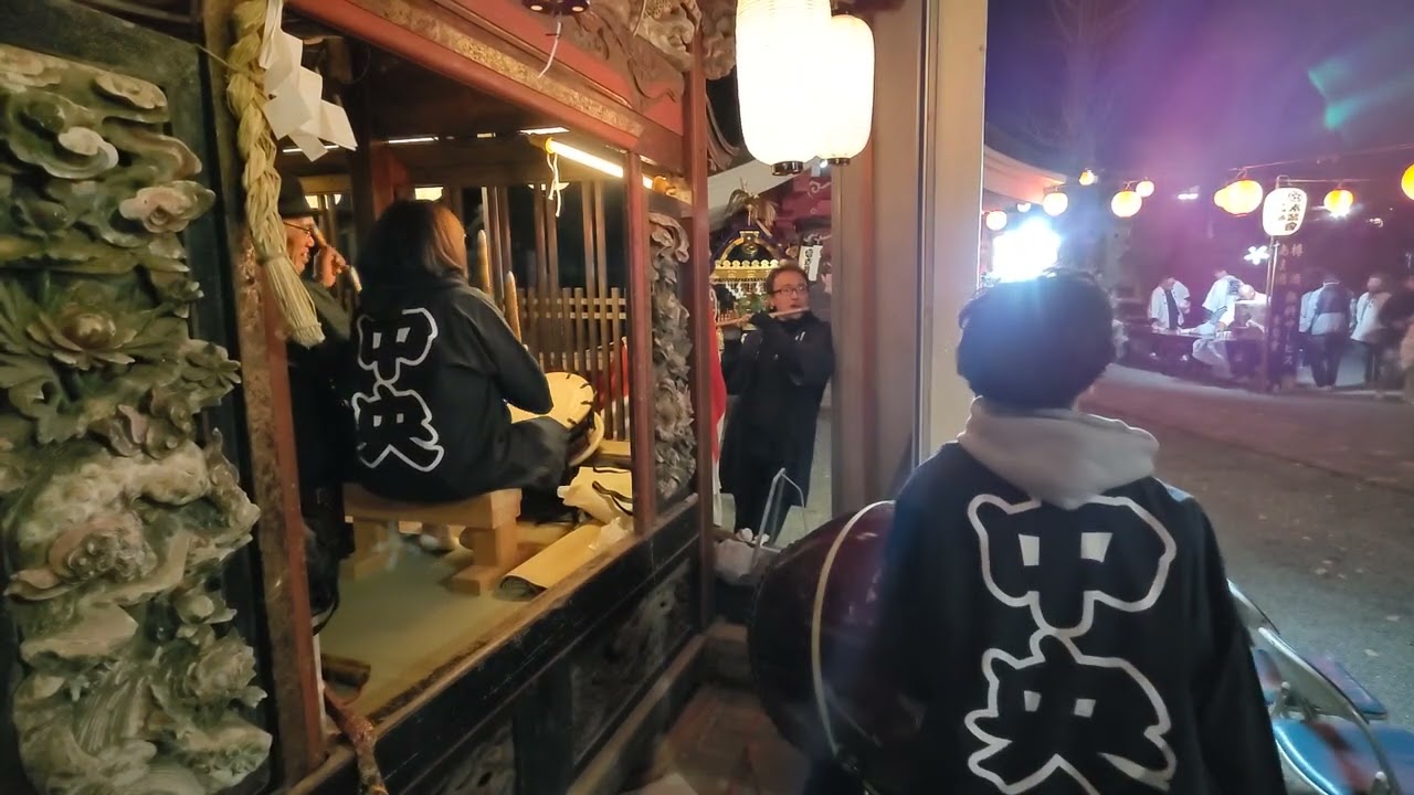 2025年12/31～2026年1/1 湯河原 素鵞神社 送り太鼓～迎え太鼓 中央区②