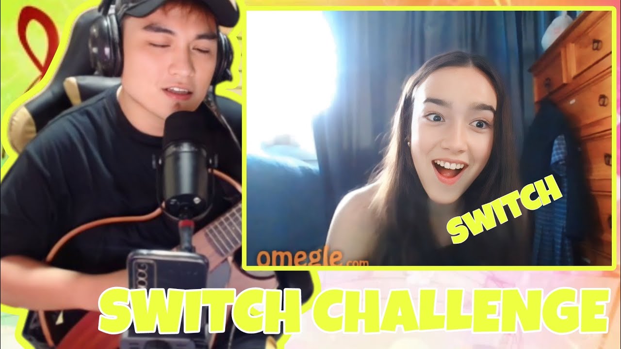SERENADING ON OMEGLE | OMETV | SWITCH CHALLENGE | NAPAG TRIPAN  PA NG MGA POGI HAHA