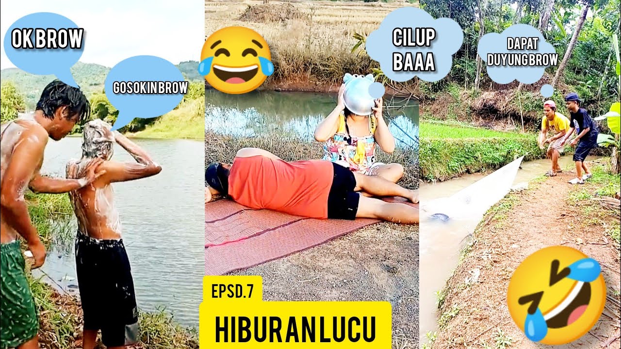 hiburan yang bikin ngakak🔴di kira ikan duyung eh ternyata ⁉️hiburan lucu epsd.7