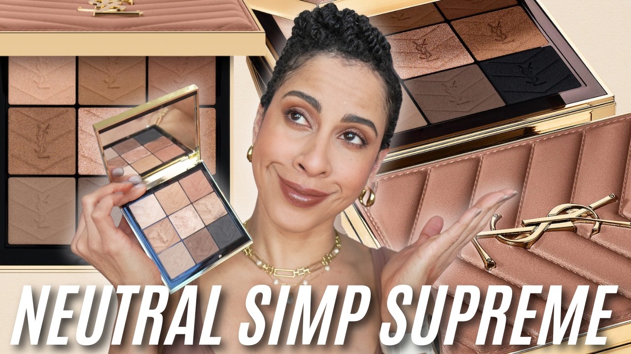 NEW YSL NUDE HOURS Couture Eyeshadow Palette // 4 Looks + Full Swatches!