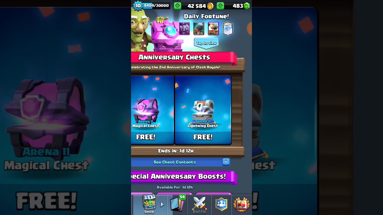 Lightning Chest! | Clash Royal | Krentusz
