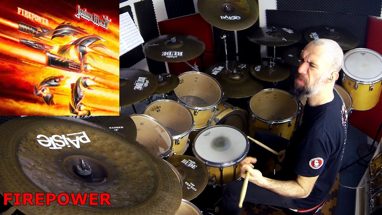 Judas Priest - FirePower - SCOTT TRAVIS Drum Cover by EDO SALA